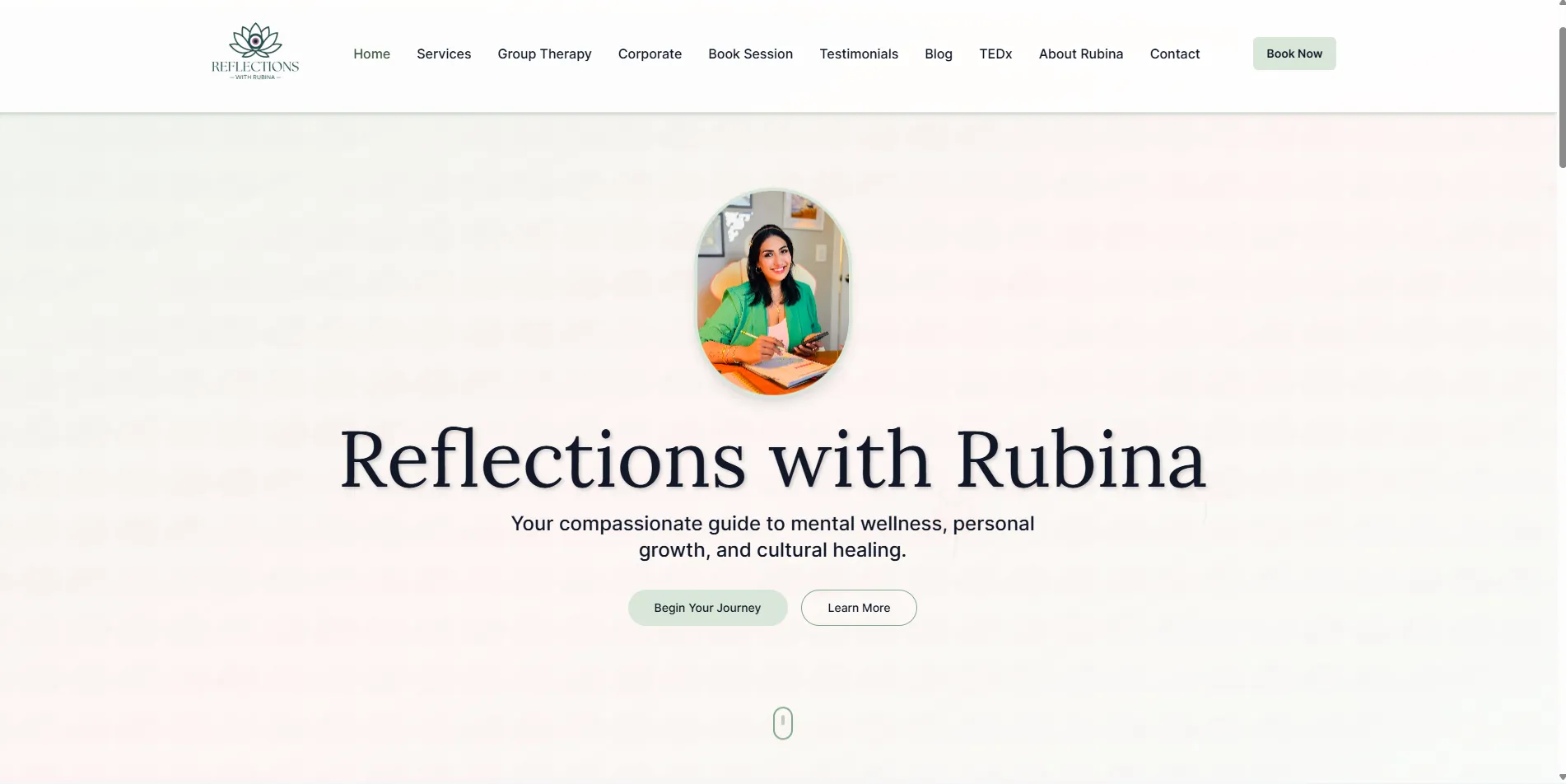 Reflection with Rubina